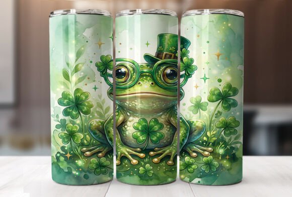 Frog St. Patrick's Day 20oz Tumbler Wrap