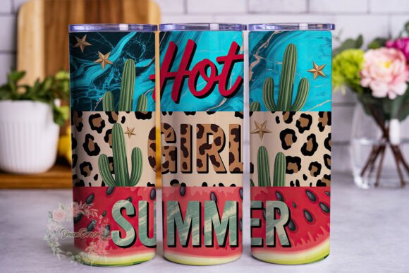 Hot Girl Summer 20oz Tumbler Wrap: A Designer's Take