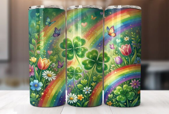 Lucky Charm St Patricks Day Tumbler Wrap