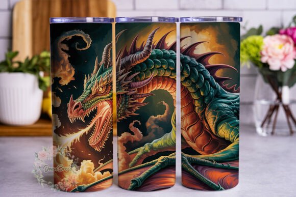 Review: Fierce Dragon Art 20oz Tumbler Wrap for Embroidery