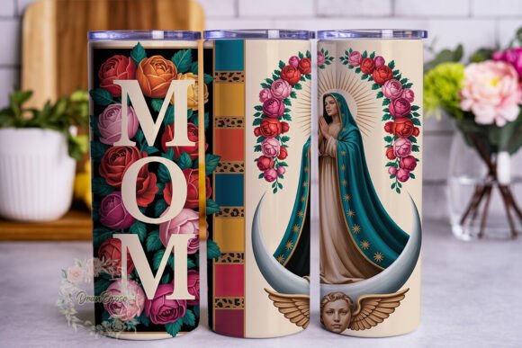 Review: Floral MOM Blessed Mother 20oz Tumbler Design