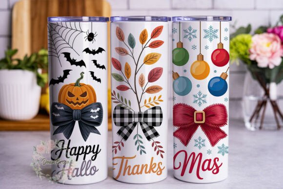 Review: Seasonal Holiday Wrap 20oz Skinny Tumble Design