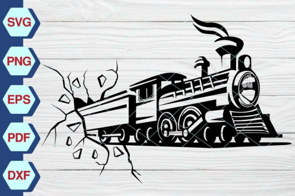Review: Steam Train SVG EP317 for Embroidery Projects