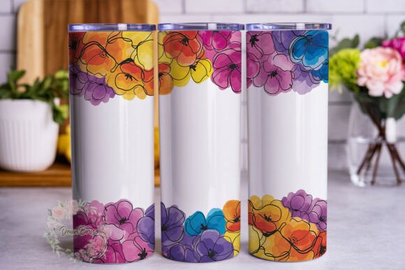 Review: Watercolor Floral Bloom 20oz Tumbler Wra