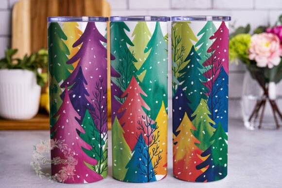 Review: Whimsical Watercolor Forest 20oz Tumbler Design