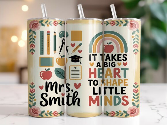 Teacher Floral Tumbler Wrap: A Designer's Review