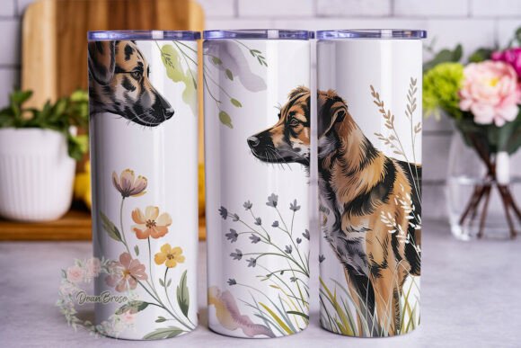 Watercolor Brindle Dog Tumbler Wrap Review